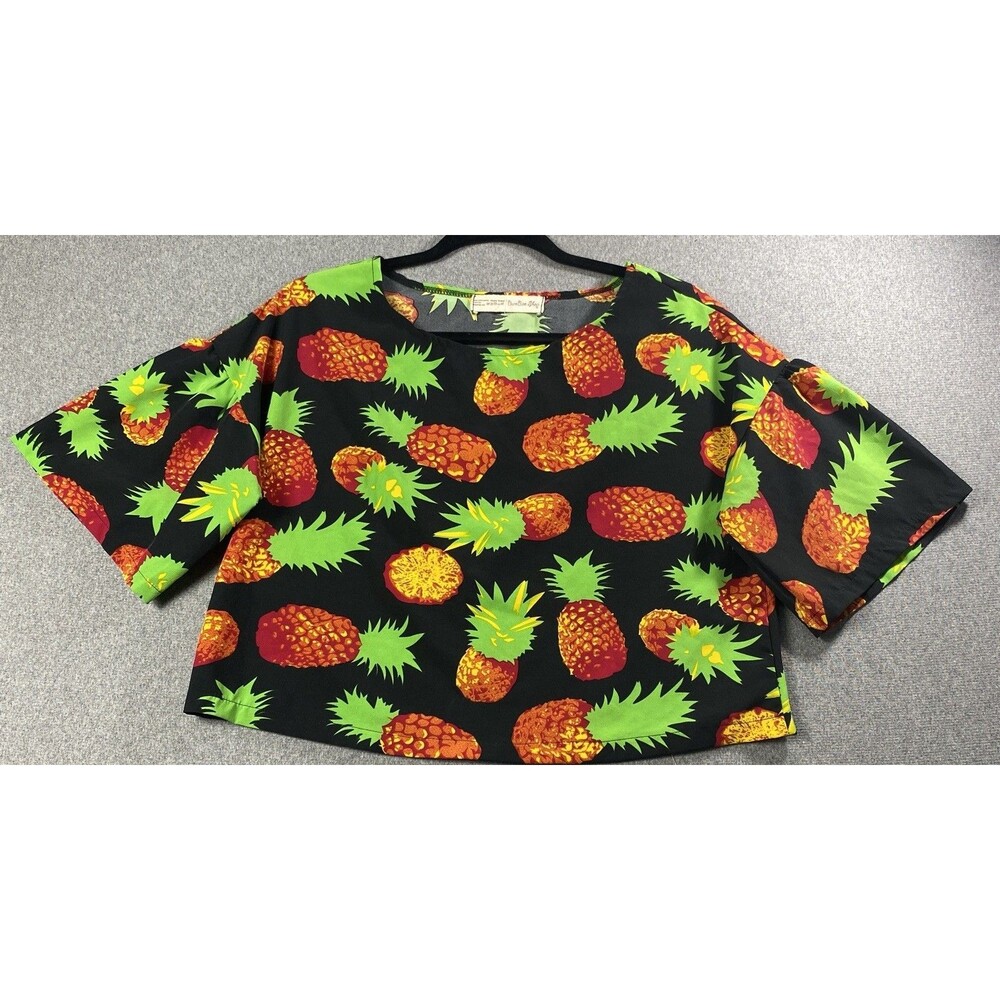 Bum Bim Shop Pineapple Blouse Sz M